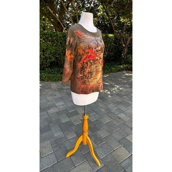 Y2K Top Fall Autumn RusticLuxury Ephemera FarmCore Rustic Grunge Gypsy Biker - Picture 4 of 13